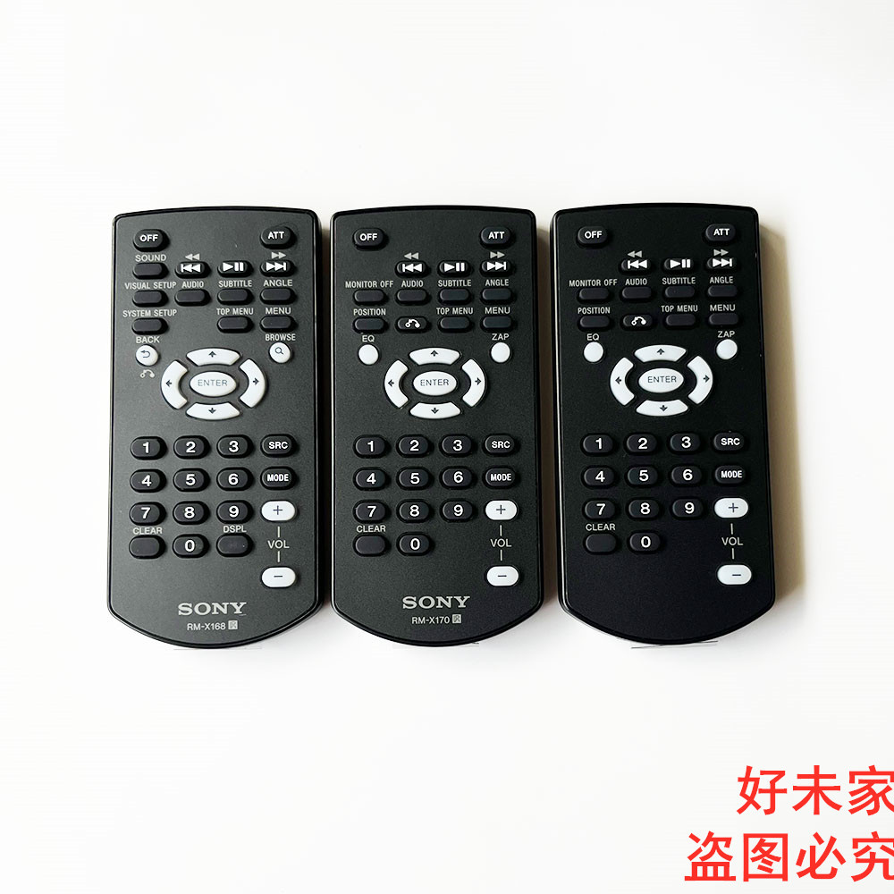 SONY SONY SONY รถ DVD รีโมทคอนโทรล RM-X168 RM-X170 XAV-AX100 660BT 63