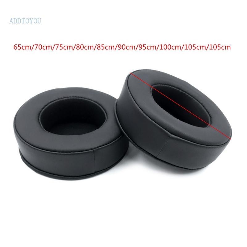 3C Soft Foam Earpads 65-110MM เปลี่ยนฟองน้ําเบาะหูฟัง PU หนังแผ่นรองหูฟัง