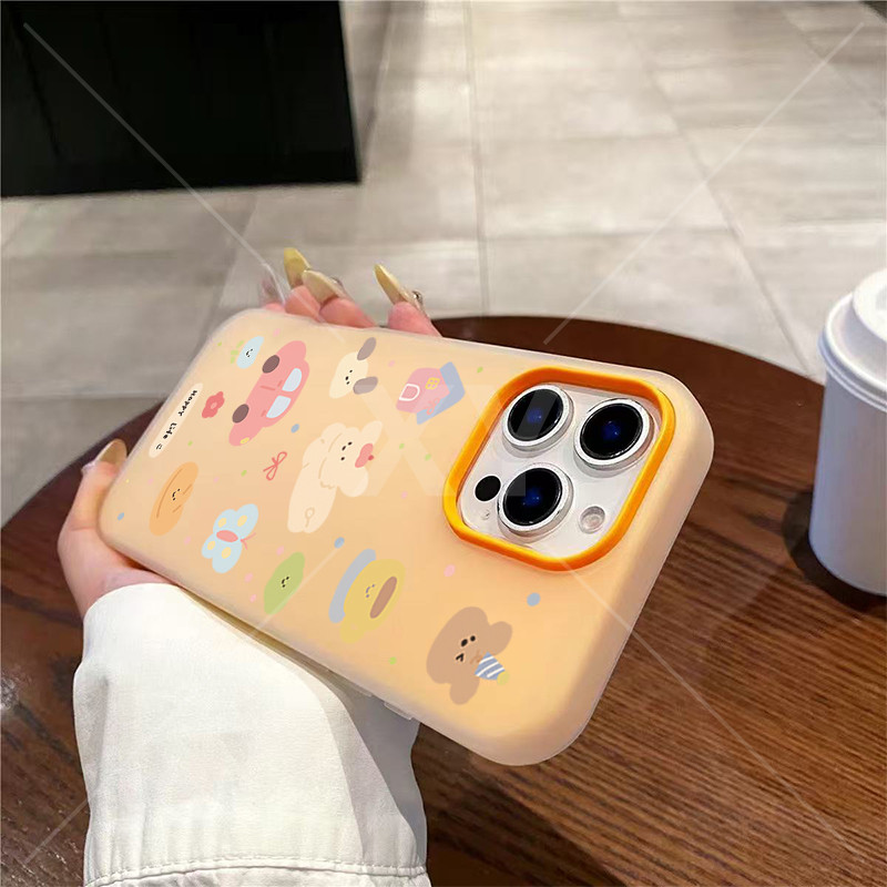 2 ใน 1 เคส Honor X5C X5C Plus X7D X9D X9A X7C X7B X6C X9C X9B X9 4G X8C เคสโทรศัพท์ลายการ์ตูนลูกสุนัขรถ - รูปที่ 4