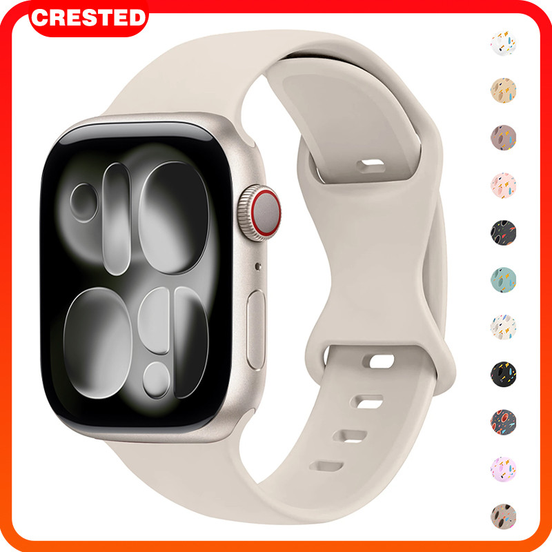 สายซิลิโคนอ่อน สายรัดข้อมือ สายยางเปลี่ยน for Smartwatch IWatch Ultra 3 2 SE Series 11 10 9 8 7 49 46 45 44 42 41 38มม.