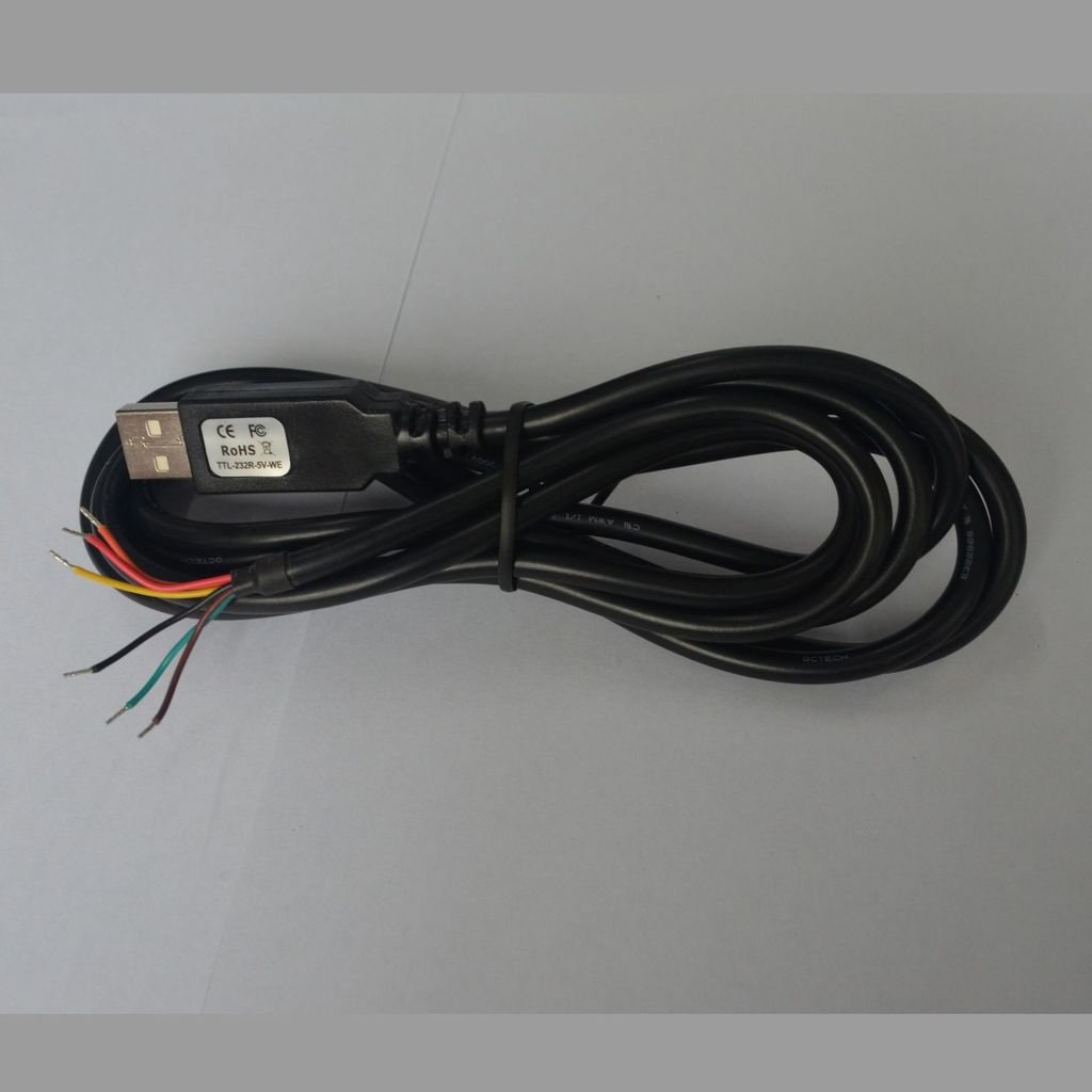 นําเข้า TTL-232R-3V3-WE สาย USB TTL ระดับสัญญาณ UART FT232R ถึงพอร์ตอนุกรม
