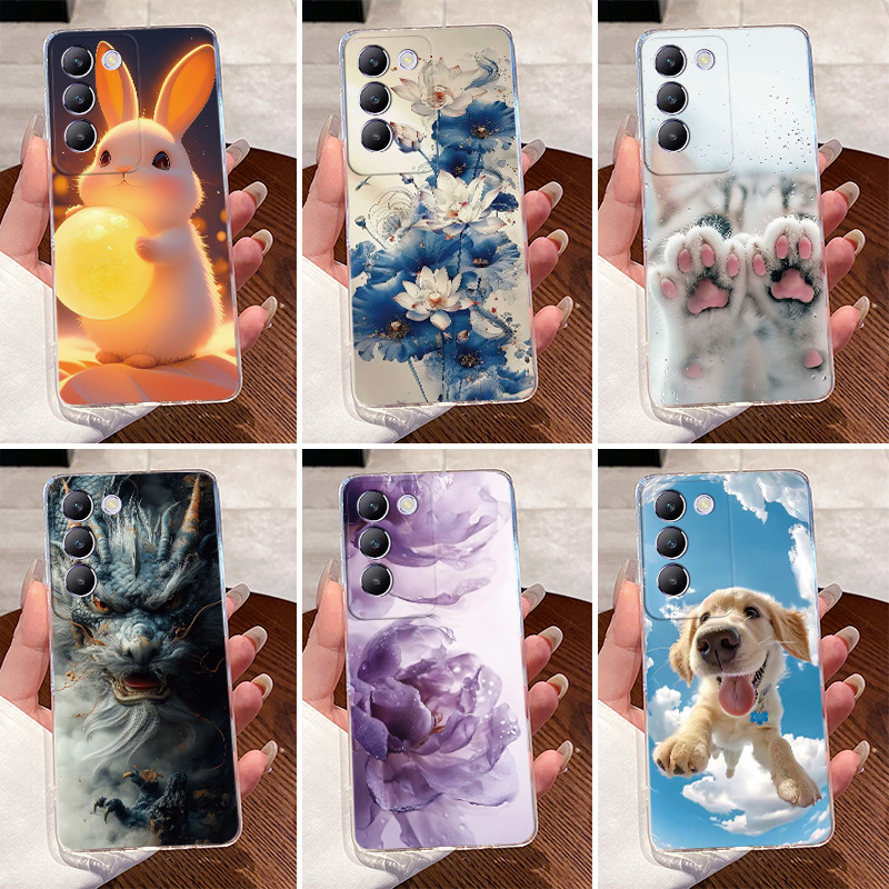 ปลอกสําหรับVivo Y100 5G 4Gความงามหรูหราน่ารักCoolชายหญิงเคสโทรศัพท์ฝาหลังสําหรับVivo Y100 Y 100 2024 VivoY100 Soft Shell
