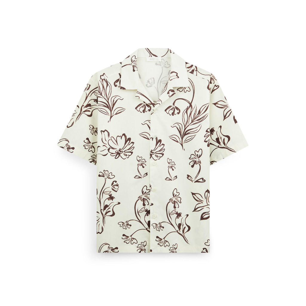 AIIZ (เอ ทู แซด) - AIIZ เสื้อเชิ้ตแขนสั้นเด็กผู้ชาย พิมพ์ลาย