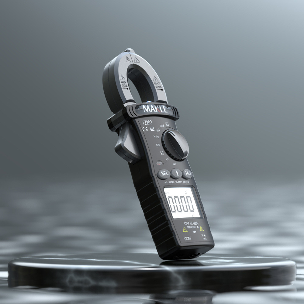 MAKLE แคลมป์มิเตอร์ TZ001 มัลติมิเตอร์ แคลมป์มิเตอร์วัดกระแสไฟฟ้าแบบดิจิตอลความแม่นยำสูง อเนกประสงค์