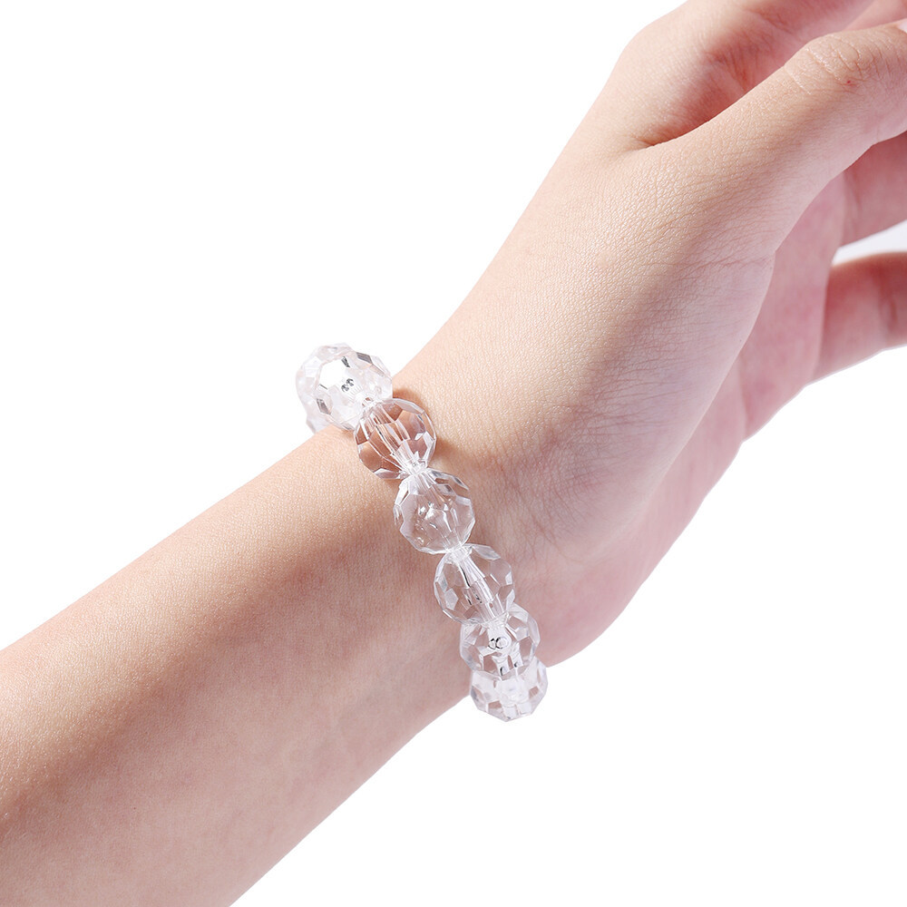 10-300ชิ้น4-16มิลลิเมตรโปร่งแสงคริสตัลลูกปัดอะคริลิเหลี่ยมเพชรพลอย Spacer ลูกปัดสำหรับ สร้อยข้อมือเครื่องประดับทำอุปกรณ์ - รูปที่ 5