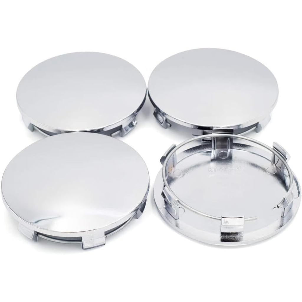 83mm(3.27in)/76.4mm(3in) Chrome Silver ABS Car Wheel Center Hub Caps Replace #88963143#9595891#95957