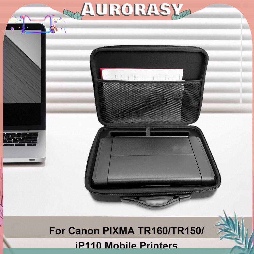 [AS] สําหรับ Canon PIXMA TR160/TR150/iP110 แบบพกพากระเป๋าเก็บเครื่องพิมพ์พร้อมถุงตาข่ายเครื่องพิมพ์ป