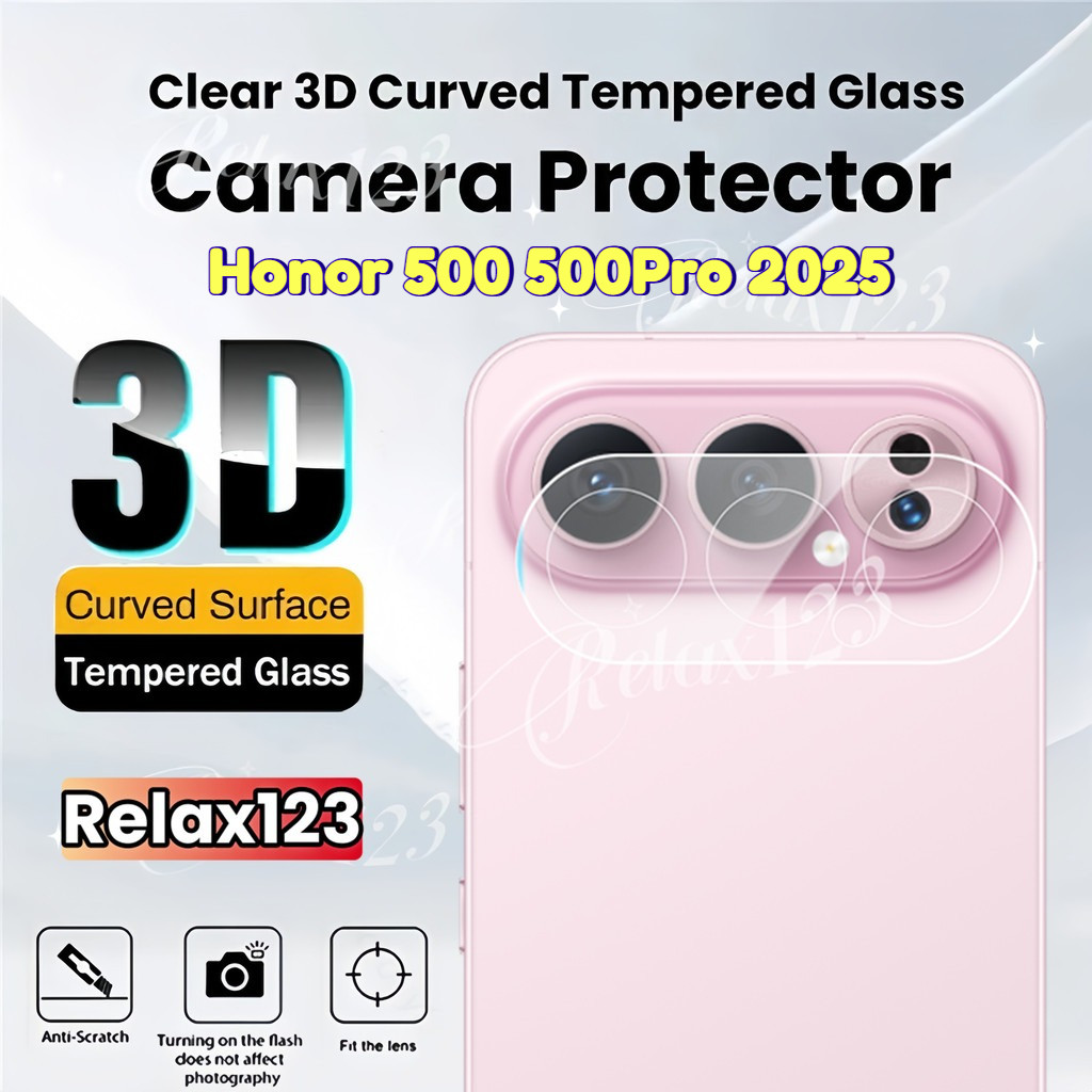 สําหรับ Honor 500 Pro 5G 2025 HD Clear เลนส์กล้องด้านหลังสําหรับ HONOR 500 500Lite 500Pro Honor 500 