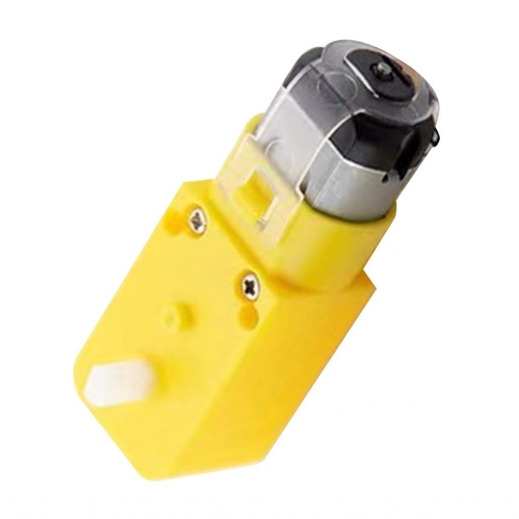 Thooth Cryfokt DC Geared Motor Axes ลดไฟฟ้าสําหรับ 4 ล้อรถหุ่นยนต์ DC3V?กล่องเกียร์ป้องกันการรบกวน 6