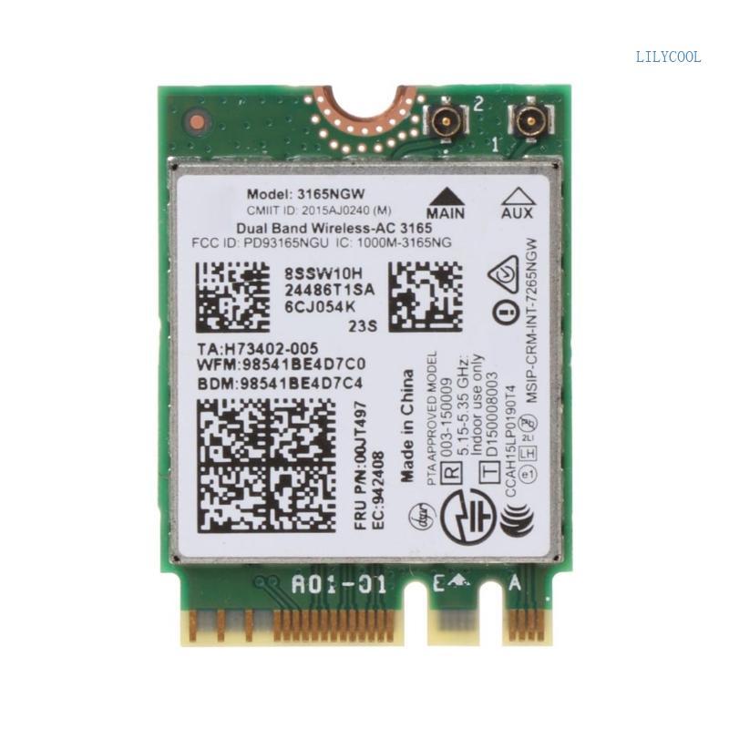 CH 3165 3165NGW Dual Band WiFi Card 802 11ac Wireless-AC NGFF สําหรับ M 2 Adapt
