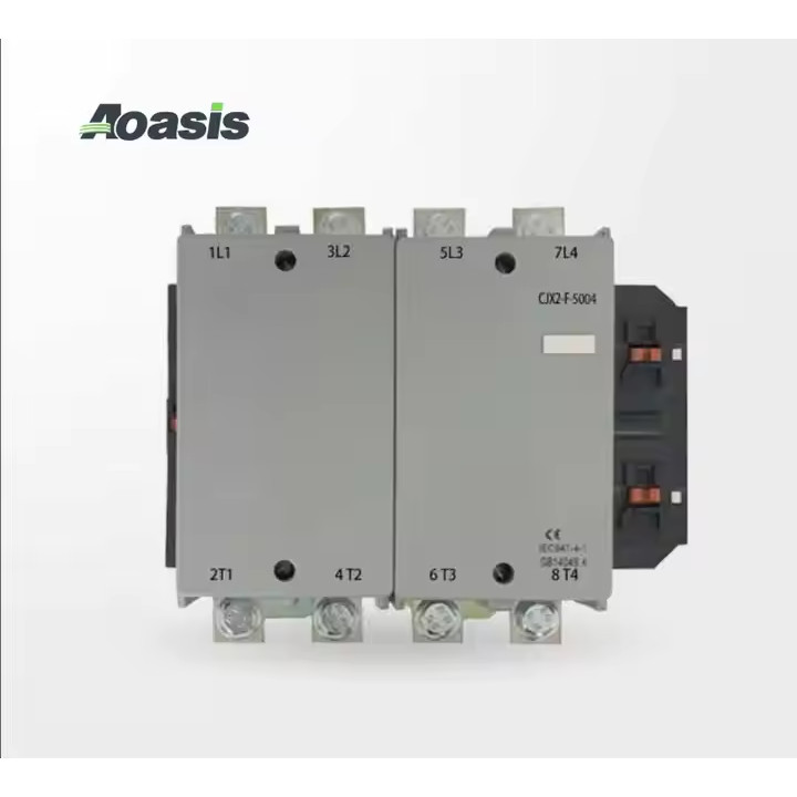 ใหม่ร้อน Aoasis Cjx2-F5004 500A คอนแทคเตอร์ความจุขนาดใหญ่ 4 เสา 3 เฟส 380V AC Contactor