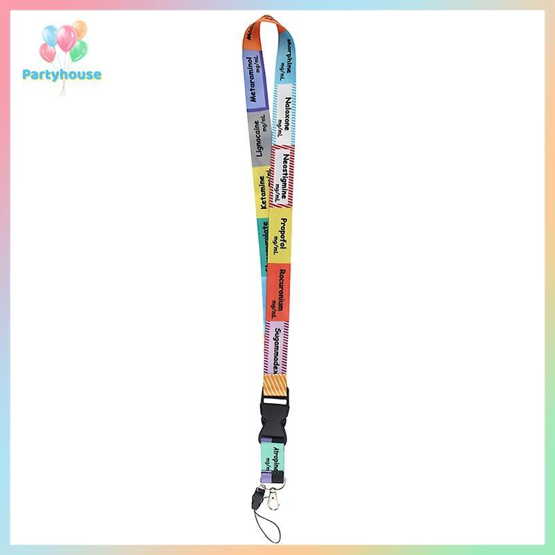 UVIG>การดูแลทางศาสนา ICU Anaesthetics พิมพ์เชือกเส้นเล็ก KeyChain สายคล้องคอป้ายใหม่