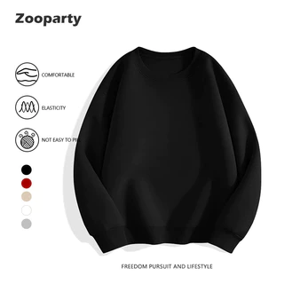 Sweatshirts ใหม่ Basic คอกลม เสื้อแขนยาว ใส่สบาย นุ่ม มี 5 สี สไตล์ลำลอง(ส่งเร็ว จัดส่งจากไทย)