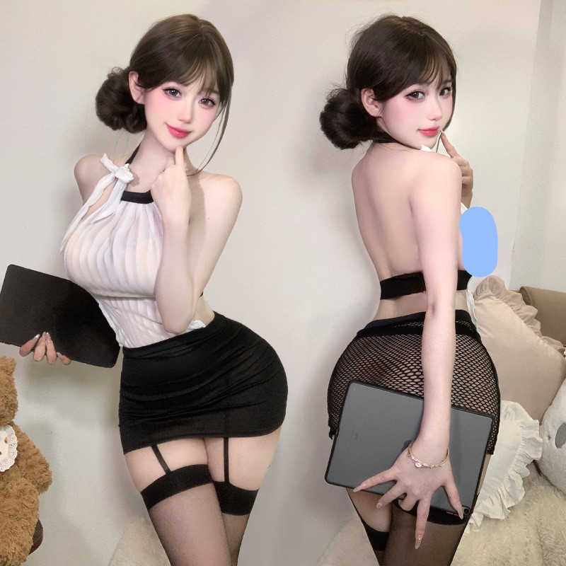 Bowknot Pyjamas Women Fashion Sweet Nightdress/Size: One Size 40-60KG