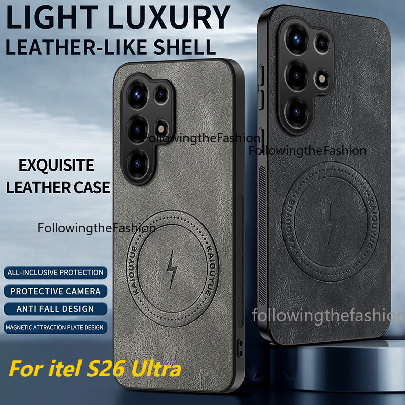 Lightning รูปแบบหนัง Matte Texture เคสโทรศัพท์สําหรับ lnfinix Itel S26 Ultra lnfinix GT20 Pro GT30 P