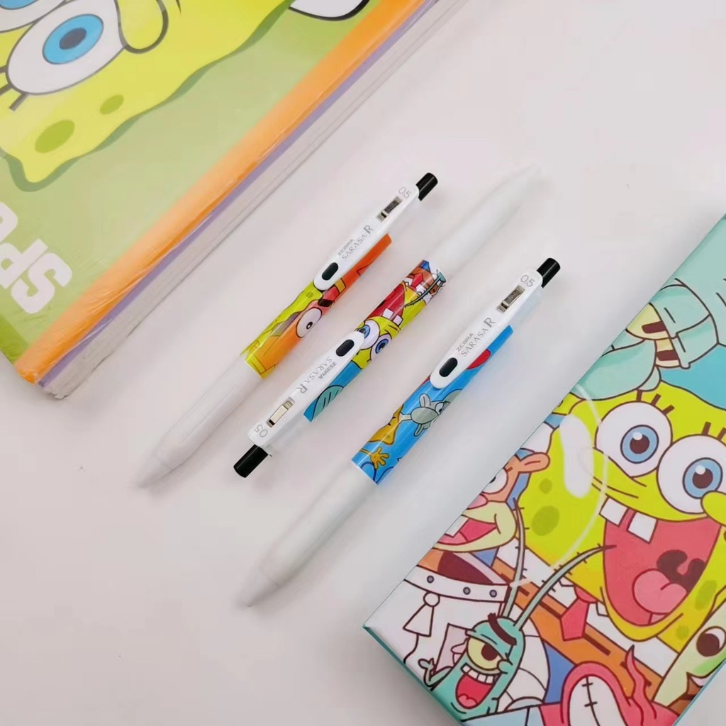 ญี่ปุ่นญี่ปุ่น ZEBRA ZEBRA Official Flagship Store SpongeBob SquarePants ปากกาเจลเข้มข้น jj-29 รูปแบ