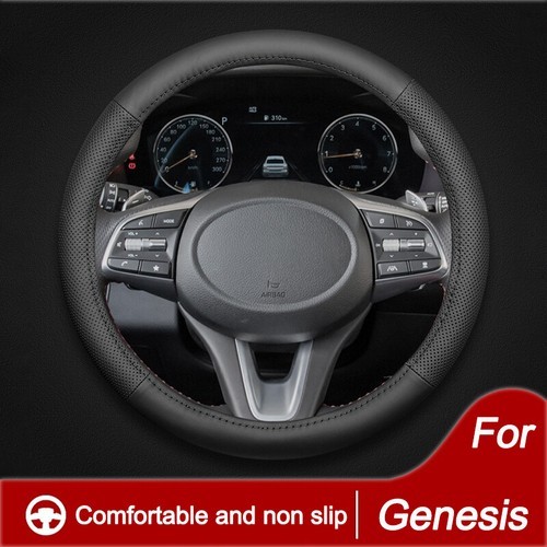 Car Steering Wheel Cover For Genesis G70 G90 G80 GV60 GV70 GV80