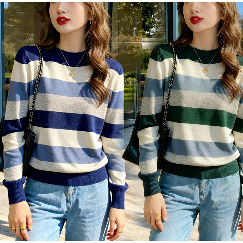 88009 เสื้อชั้นในผู้หญิงที่มีแถบตัดกัน เหมาะสำหรับสวมใส่ในฤดูใบไม้ร่วง