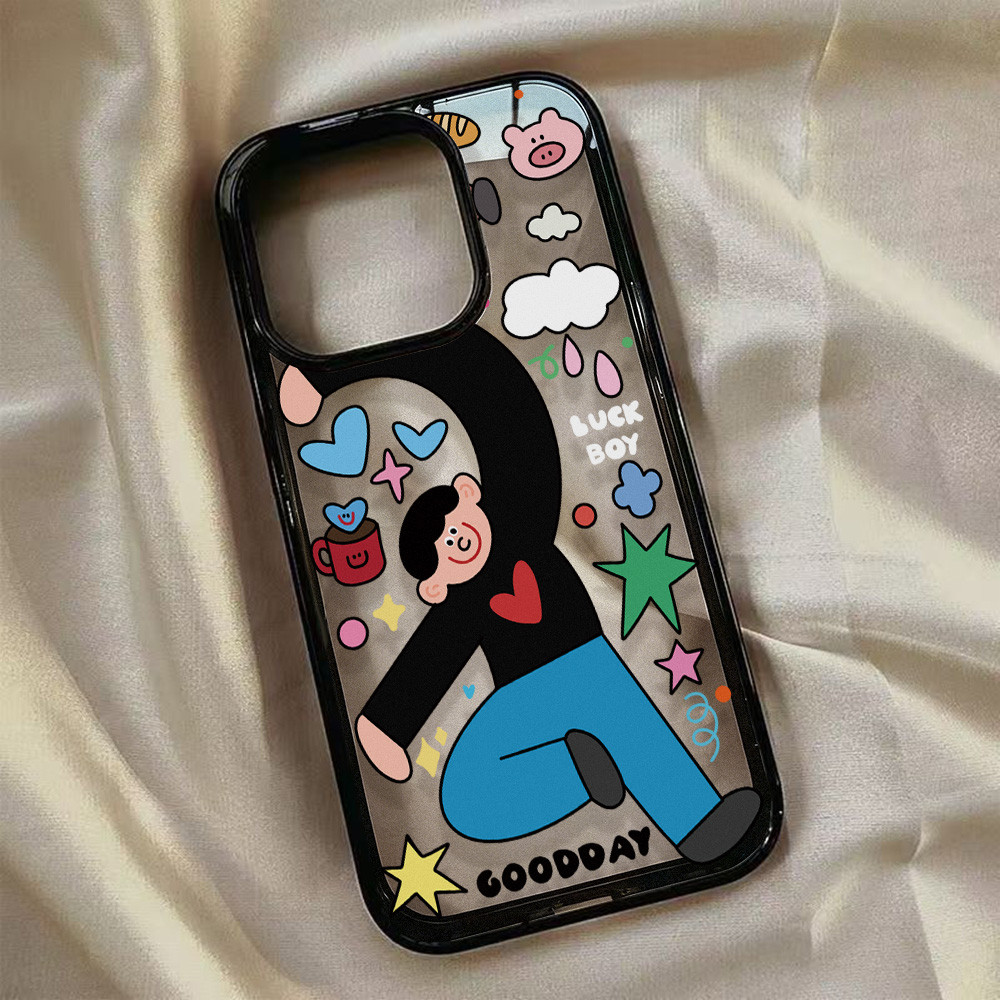 เคสโทรศัพท์ for iPhone 13 11 15 16 Pro Max Case iPhone 11 12 14 17 Pro Max 13 15 Pro 17 Air Acrylic 2 in 1 อะคริลิค ราคา ถูกที่สุด ดีลบีเคเค แกลเลอรีภาพที่ 8