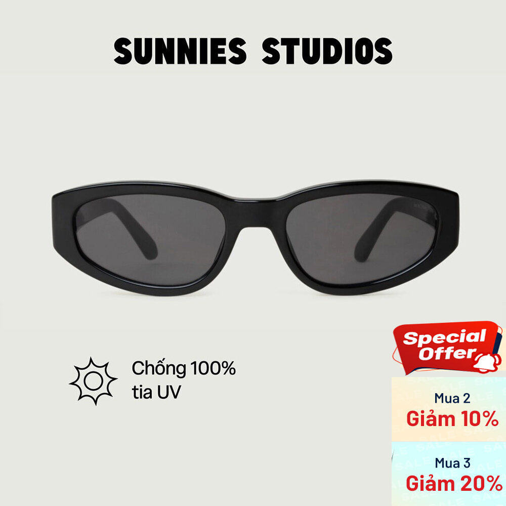 SUNNIES STUDIOS - มิถุนายนแว่นกันแดด Ink Midnight Cat Eye - 60332RP-1