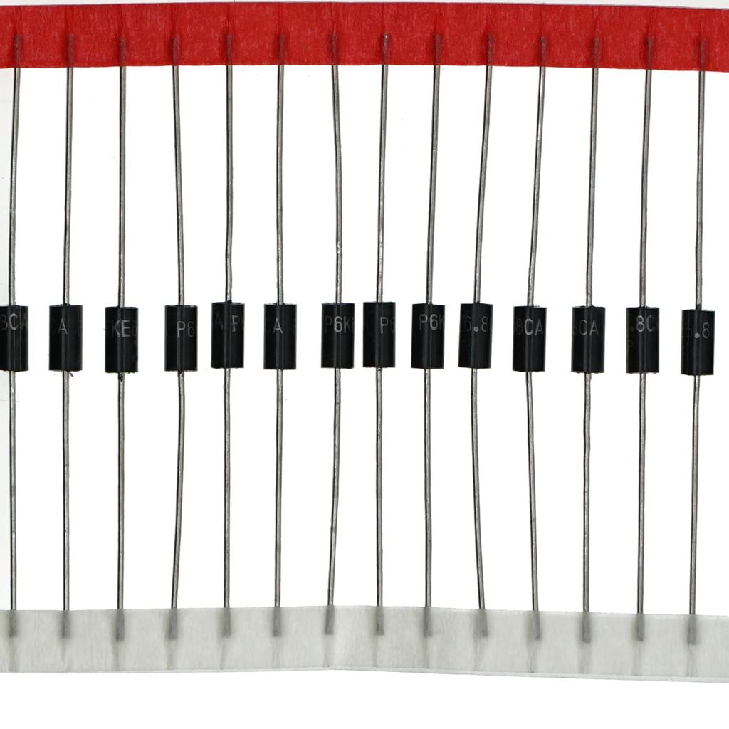 20PCS P6KE6.8CA 600W 6.8V DO-15 (DO-204AC) Axial Bidirectional Channel TVS Transient Suppression Dio