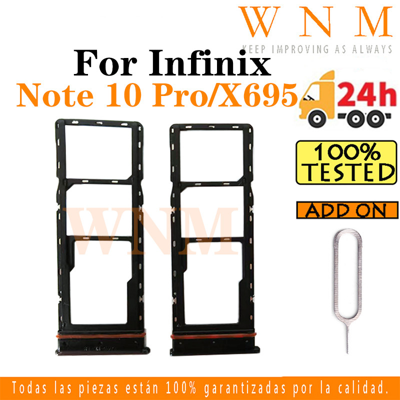 สําหรับ Infinix Note 10 Pro / X695 ถาดซิมการ์ด ช่องเสียบการ์ดซิม ที่ใส่การ์ด Reader SD Slot Adapter 
