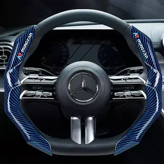 【Ready Stock】 Snap-on Car Steering Wheel Cover Simple Four Seasons Universal Non-Slip Volkswagen Steering Wheel Cover Comfortable Wear-Resistant Car Wheel Cover zben