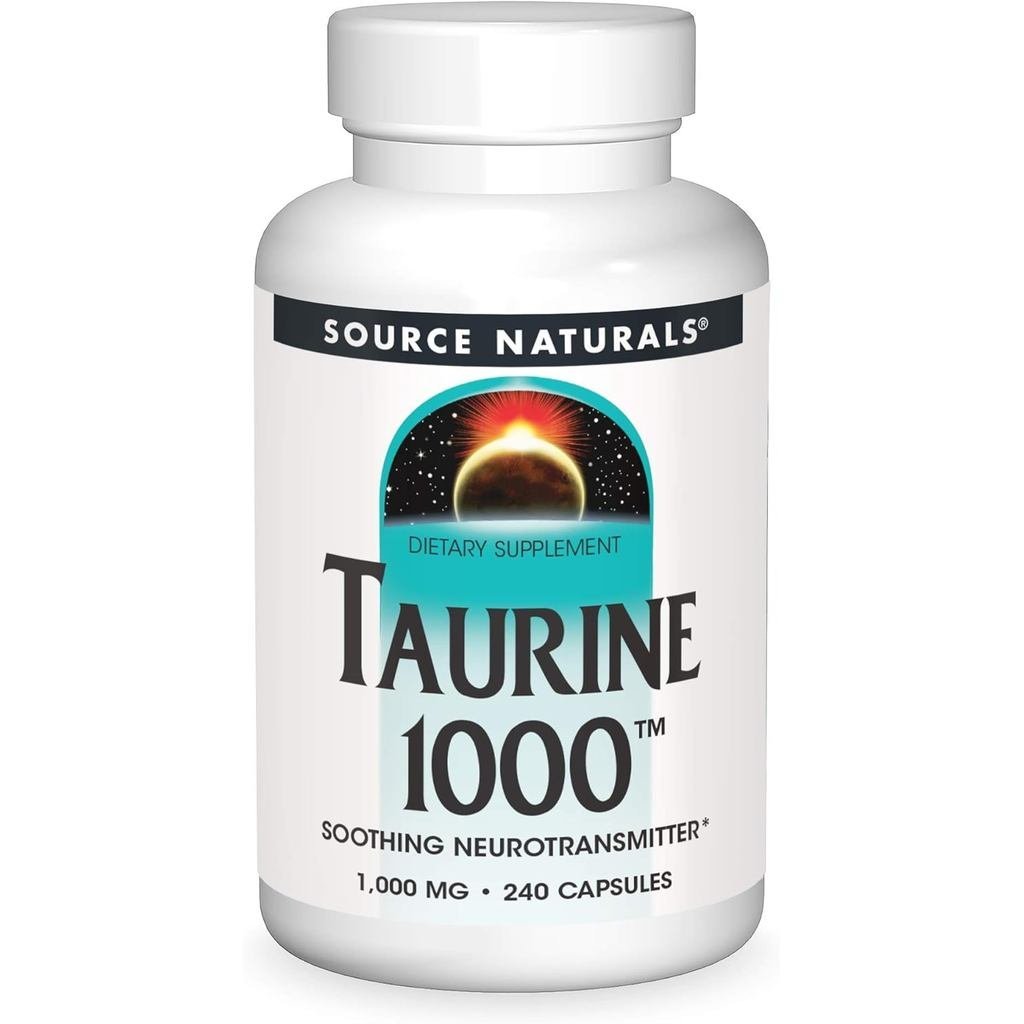 Naturals Taurine, Soothing Neurotransmitter*, 1000mg - 240 แคปซูล