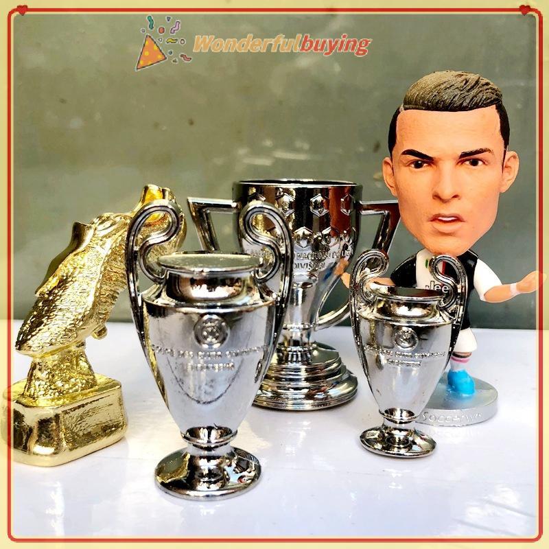 WBTH Uefa Champions League Trophy ลูกฟุตบอลเครื่องประดับ Uefa Europa League Match รางวัล Mini Trophy