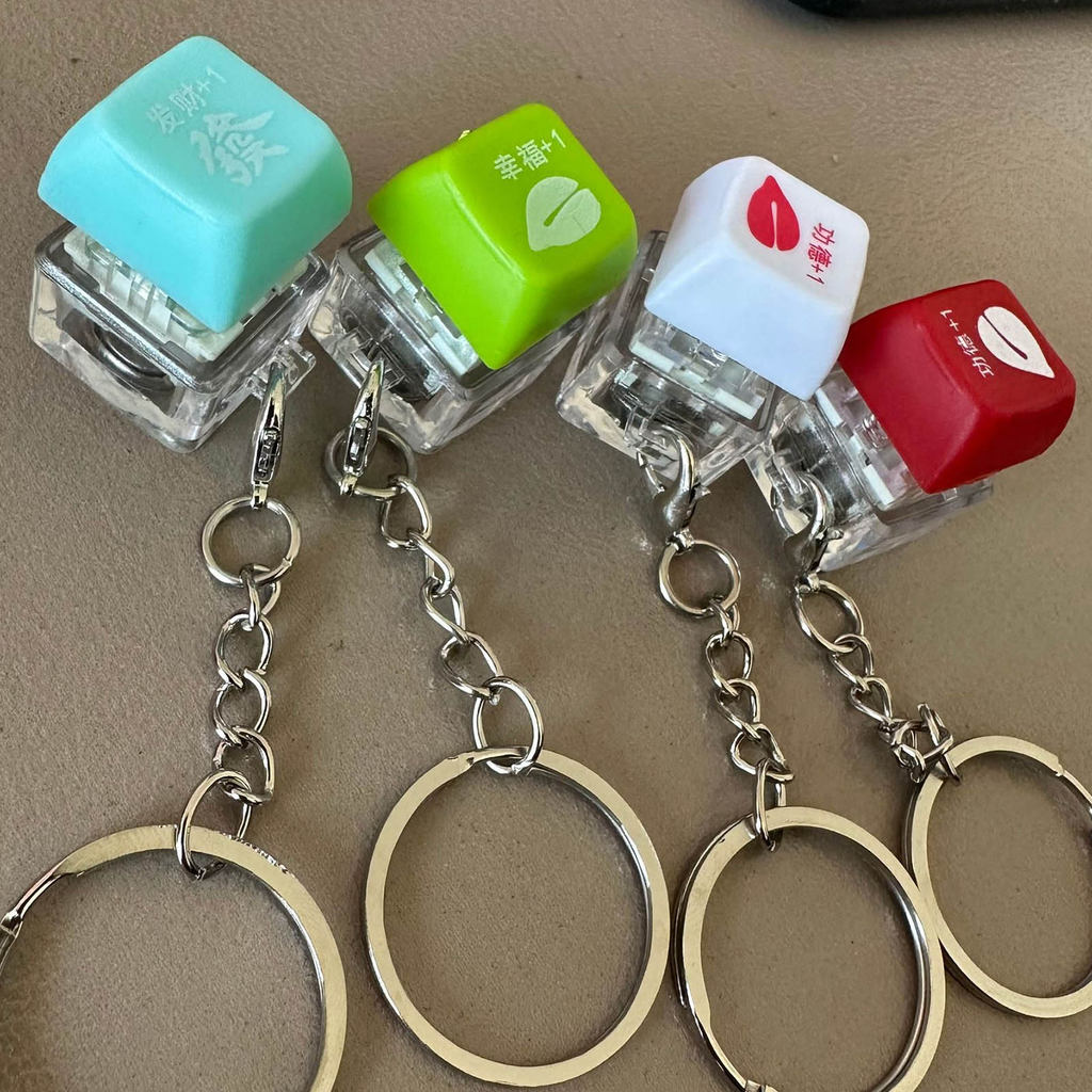 คีย์บอร์ด Fidget Toys Finger Keyboard Toy LED Stress Relief Clicker Fidget Toys สําหรับผู้ใหญ่และเด็