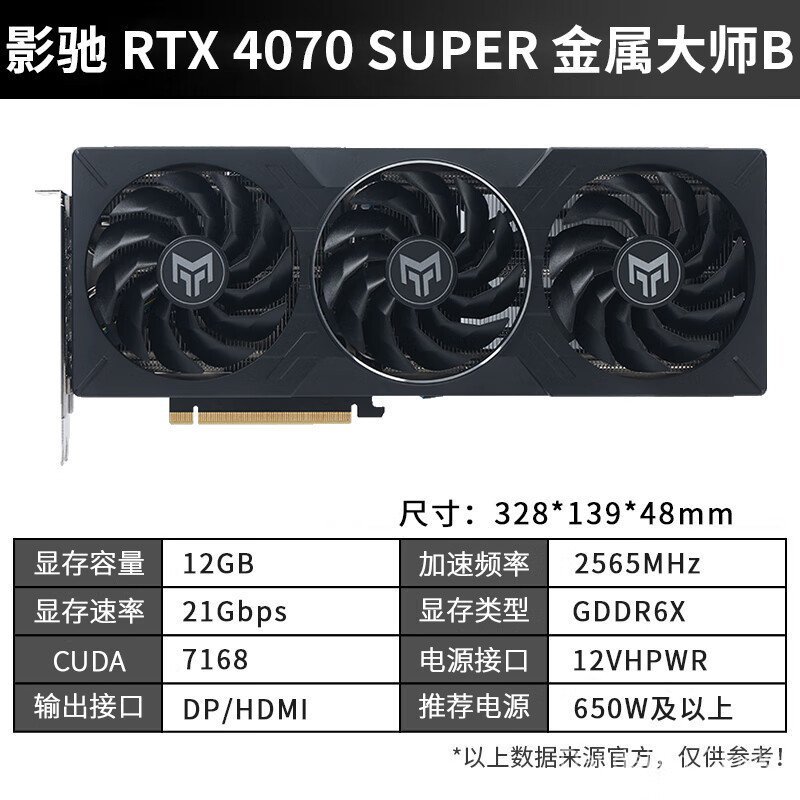 GeForce RTX 4070 SUPER ผลิตภัณฑ์ใหม่ RTX4070S กราฟิกการ์ด/RTX4070 GDDR6X D