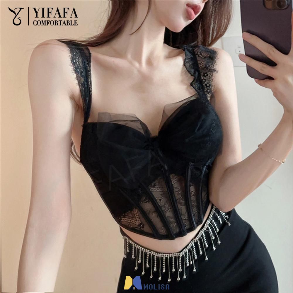 เสื้อกล้ามลูกไม้ฤดูร้อน สไตล์ใหม่ สัมผัสความหรูหรา เสื้อกล้าม MOLISA