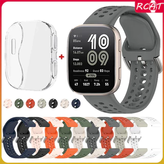สายรัดกรณี for Smartwatch Amazfit Bip 6 หน้าจอ TPU เต็มรูปแบบปกป้องสายรัดซิลิโคนอย่างเป็นทางการ