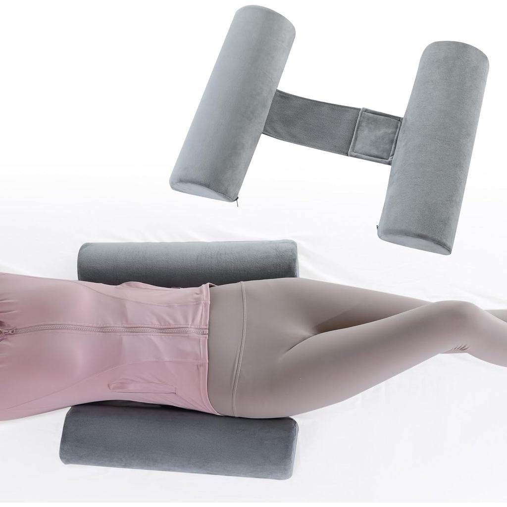 HOMBYS Memory Foam Sleep Position Training Pillow, Half Moon Bolster Body Supportive Trainer Pillow 