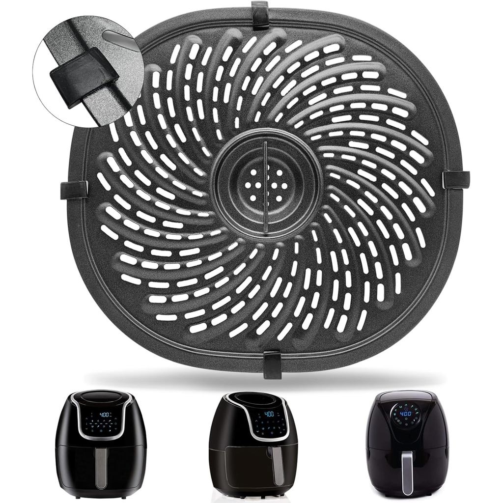 อะไหล่ทดแทนสําหรับ PowerXL Vortex 7 QT Air Fryer, รูปไข่ 10.3*9.5 สแตนเลสเกรดอาหาร Air Fryer อุปกรณ์