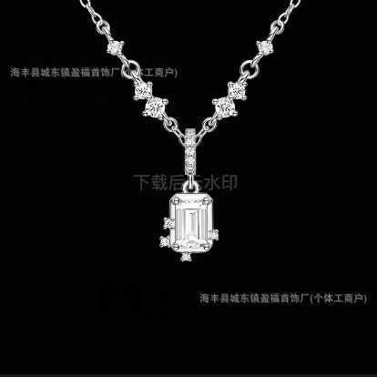 HEFANG HEFANG Moonlight Fritillary สร้อยคอ Phalaenopsis ขนาดเล็กสร้อยคอ Nebula หรูหราหรูหรา High-End