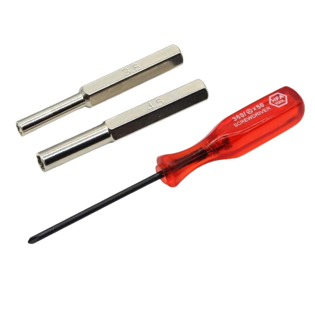 YFFSFDC Driver สกรูพิเศษ Driver Nintendo Driver ใช้งานร่วมกับ Nintendo Super NESNintendo 64Game Boy เกมคอนโซลชุดเครื่องมือ Nintendo Driver DTC-20 Precision ไขควง Y - รูปไขควง 38 มม 45 มม 25 มม Y ไขควงชุดสำหรับถอดชิ้นส่วน ซ่อม และเปลี่ยน ชุด 3 