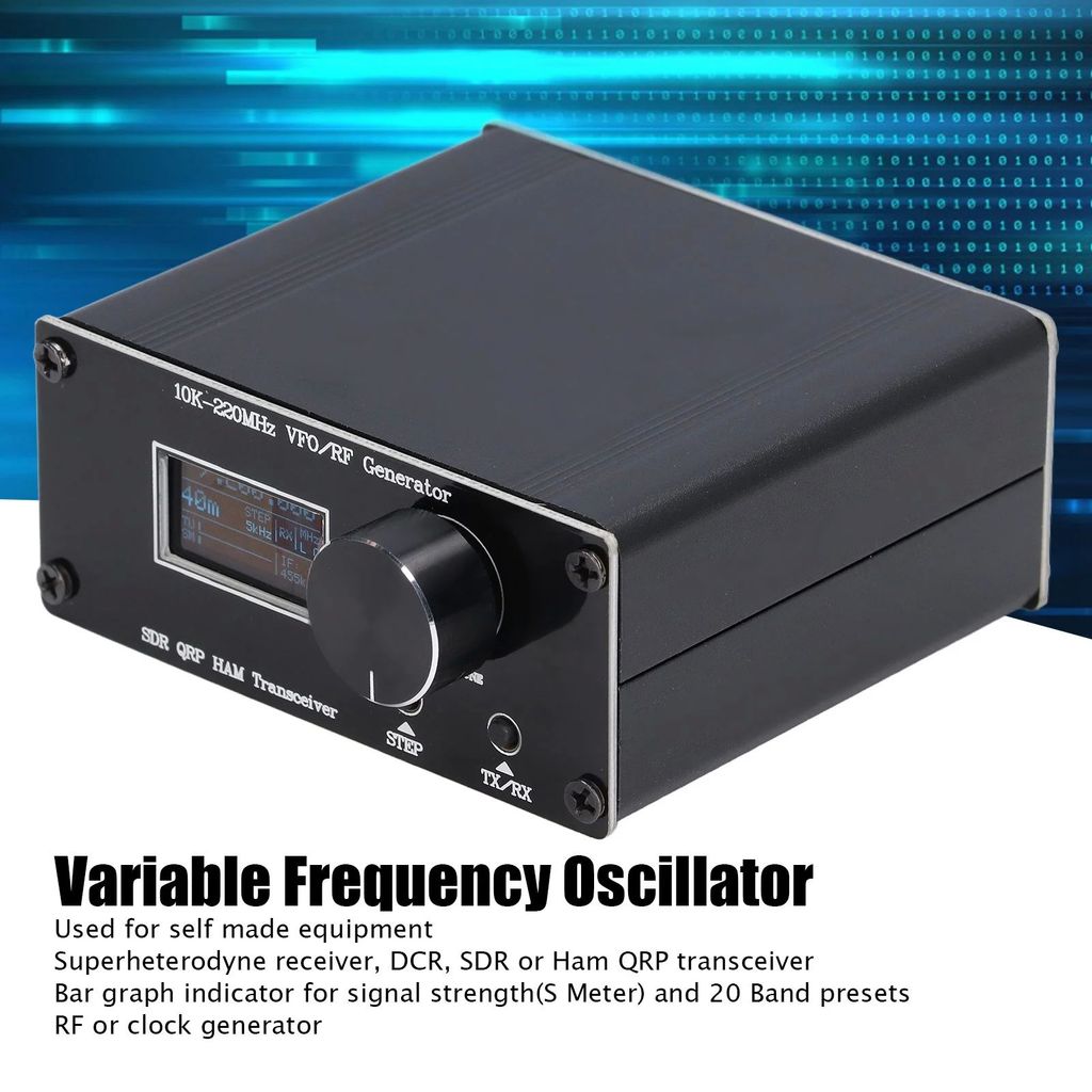 ความถี่ตัวแปร Oscilator QRP HF Transceiver HAM ความถี่ตัวแปร Oscilator VFO RF เครื่องกําเนิดไฟฟ้า 10