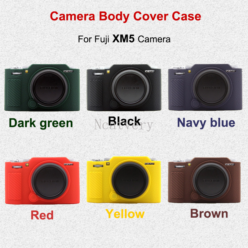 สําหรับ Fuji XM5 เคสครอบตัวกล้องซิลิโคนอ่อนนุ่มสําหรับ Fuji X-M5