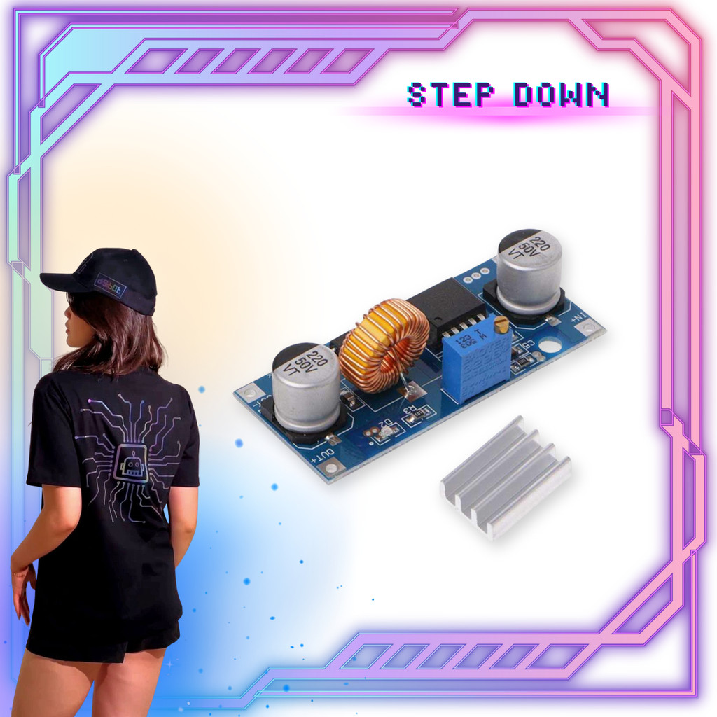 XL4015 โมดูลสเต็ปดาวน์ DC - XL - Digibot Official