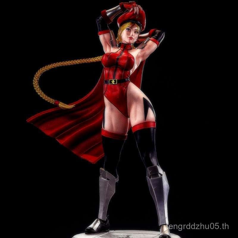 ความสูงของมนุษย์ 38 มม. 50 มม. 75 มม. Street Fighter หญิง Gunso เรซิ่นทหาร TD-7050/3D