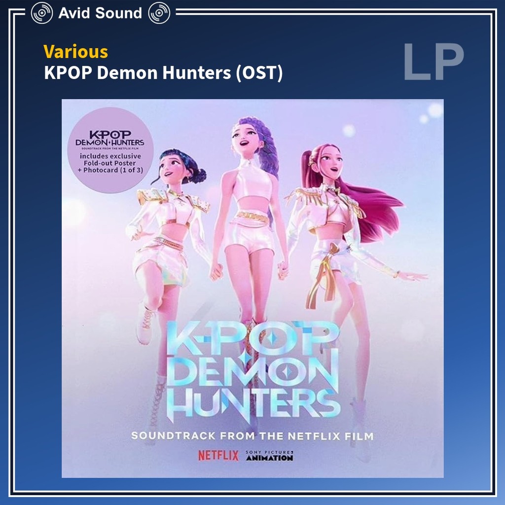 แผ่นเสียง KPOP Demon Hunters Sountrack From Netflix Film OST Soundtracks ใหม่ ซีล KPOP Demon Hunters Vinyl LP