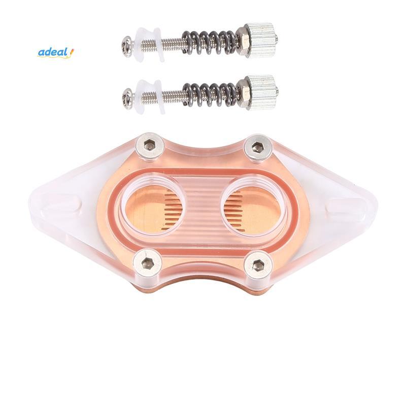 CPU Water Cooling Block Cooler อะคริลิคโปร่งใส South Bridge Northbridge Block สําหรับคอมพิวเตอร์ CPU