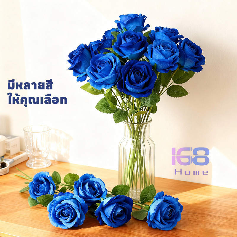 168ดอกกุหลาบ งานฝีมือสำหรับตกแต่งวันวาเลนไทน์ ของขวัญวันเกิด ดอกไม้ประดิษฐ์ ช่อดอกไม้ทำจากกระดาษดอกไม้ที่ไม่เคยเหี่ยวเฉา - รูปที่ 5