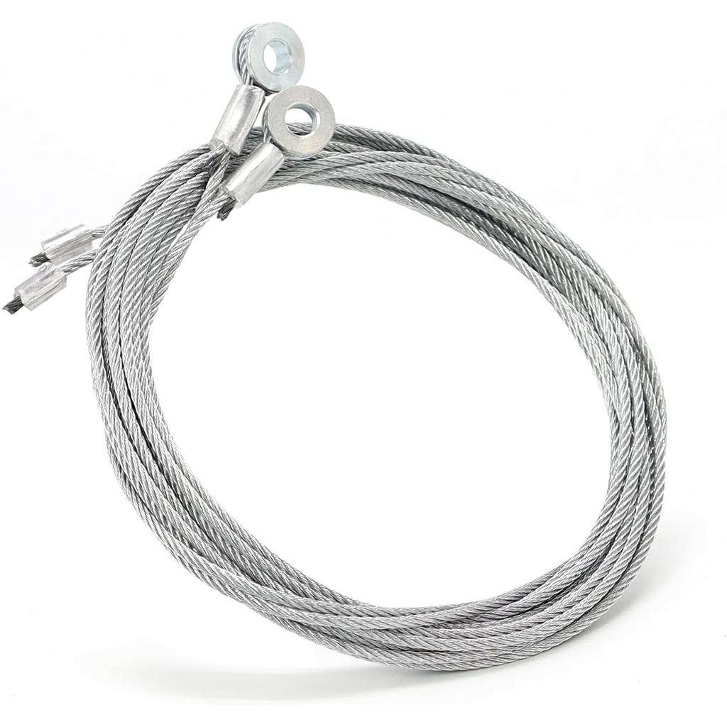 150"(12.5ft) Enclosed Trailer Replacement Cable Wire, Enclosed Cargo Trailer Ramp Door 12.5’, Steel 