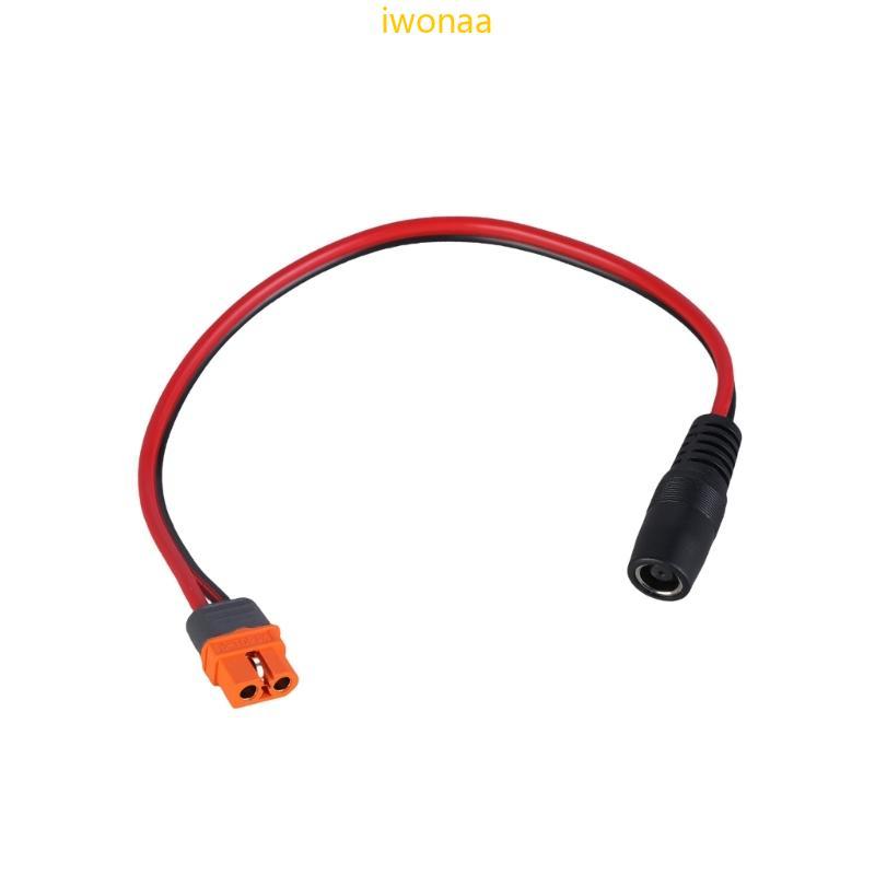 Iwo 14AWG DC7909 Female to XT60I Female Power Adapter Cable for Model Aircraft