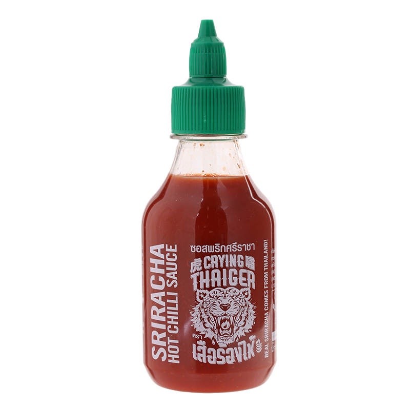 เสือร้องไห้ซอสพริกศรีราชา 220กรัม Crying Thaiger Sriracha Hot Chilli Sauce 220g.