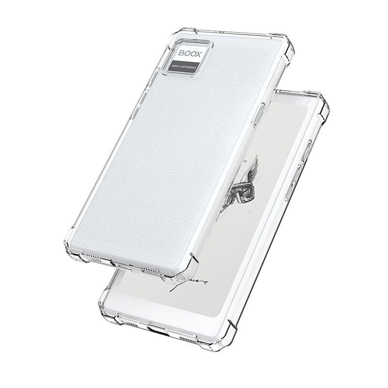 สําหรับ Funda Onyx Boox P6 P6 Pro P6Pro กรณี 6.13 "eBook Clear TPU ปกหลัง 4 ถุงลมนิรภัยกันกระแทก