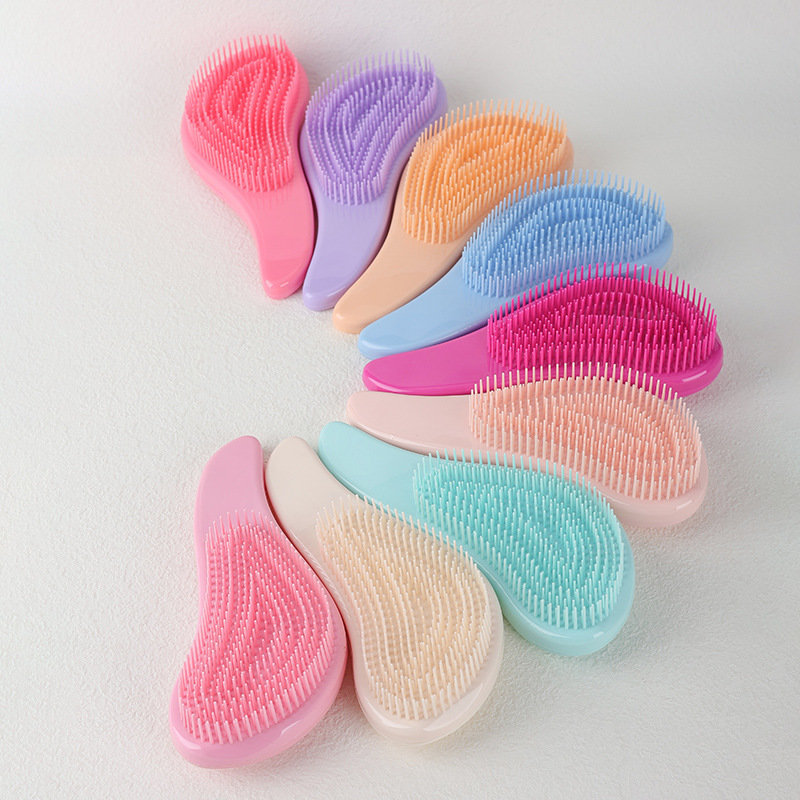 หวีผมตรง Air Cushion Comb Anti-Static Concubine Comb สุภาพสตรีเฉพาะผมยาวไม่มี Knots Angel Princess K