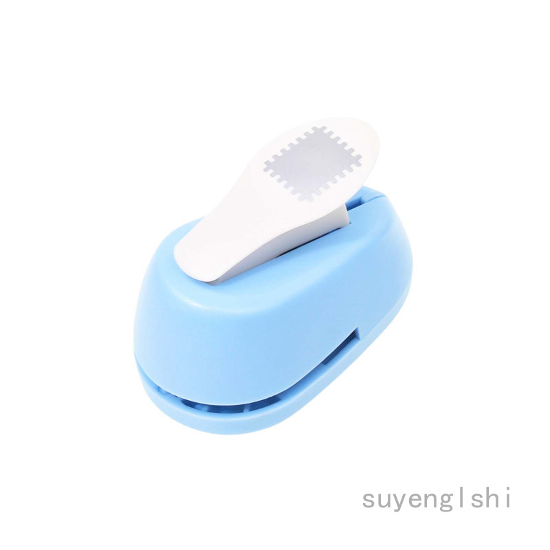 SYL ใหม่แสตมป์ Border DIY Punch แสตมป์รูปร่าง Craft Punch ลายนูนเครื่องรอบ Hole Punch Toothed Punche